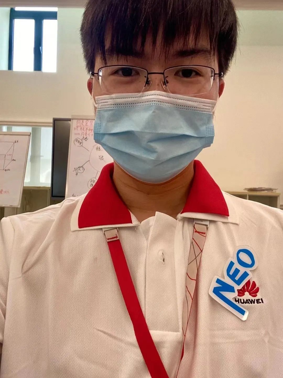 在华为工作期间的彭志辉